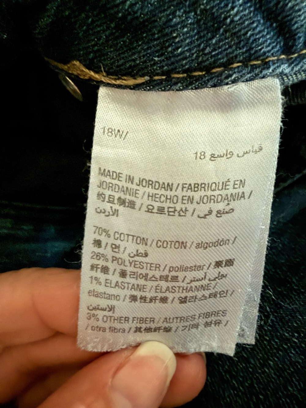 Style & Co Classic Dark Wash Capri Jeans - Picture 4 of 6